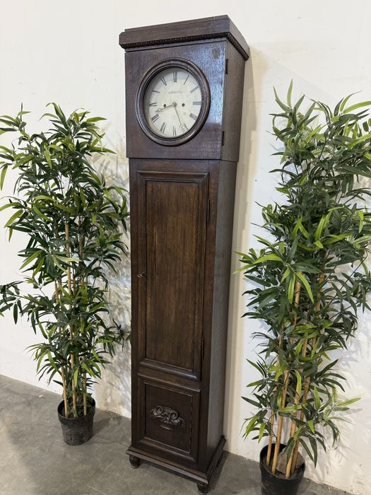 Piękny dębowy zabytkowy zegar po renowacji super stan dowóz wysyłka