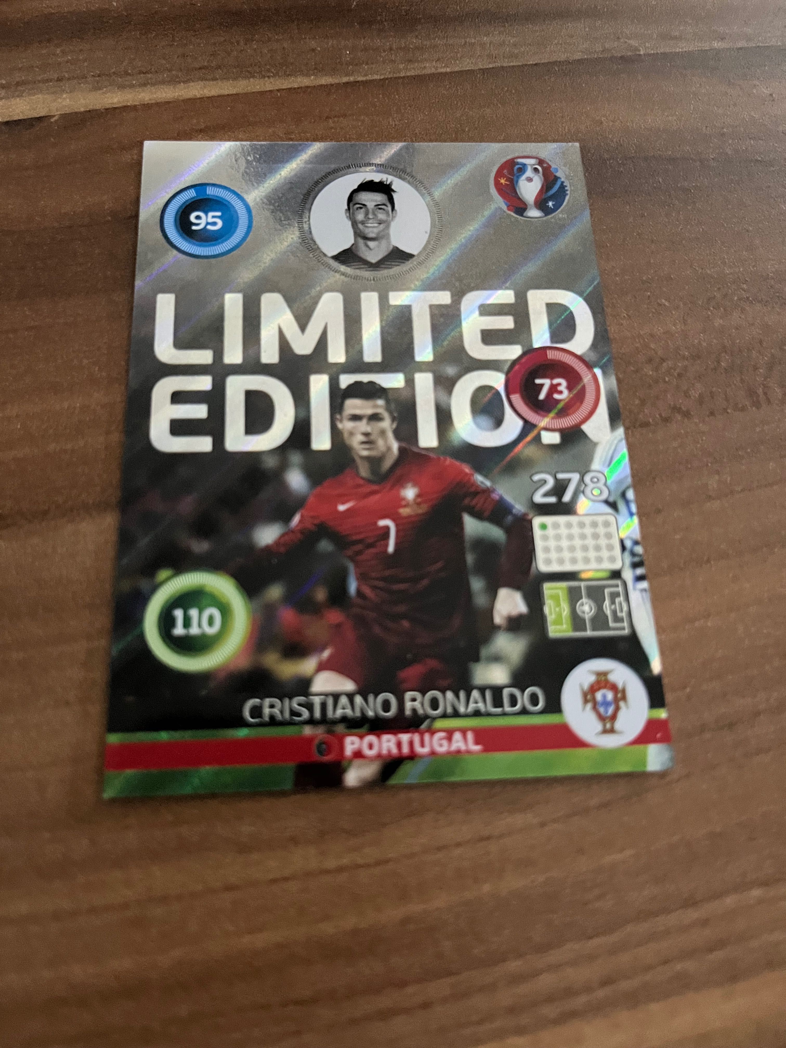 Karta panini Limited Edition Ronaldo