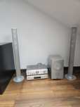 Zestaw stereo Denon plus kolumny Canton oraz Subwoofer