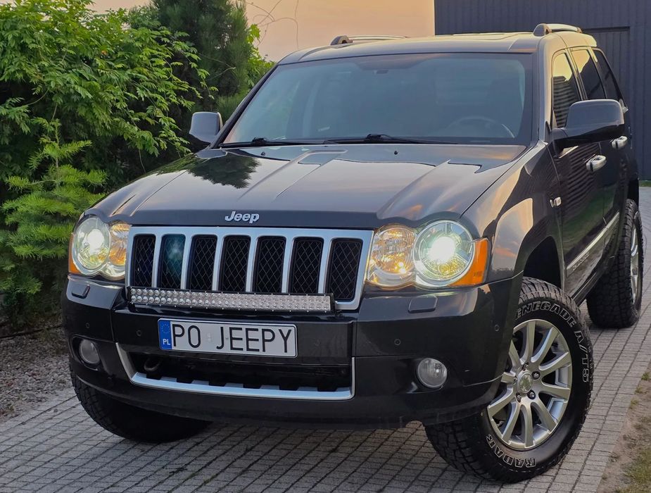 Jeep Grand Cherokee 2010 Ostatni wypust WK/WH Lift 3 cale BULWAROWY Opony AT Piękny