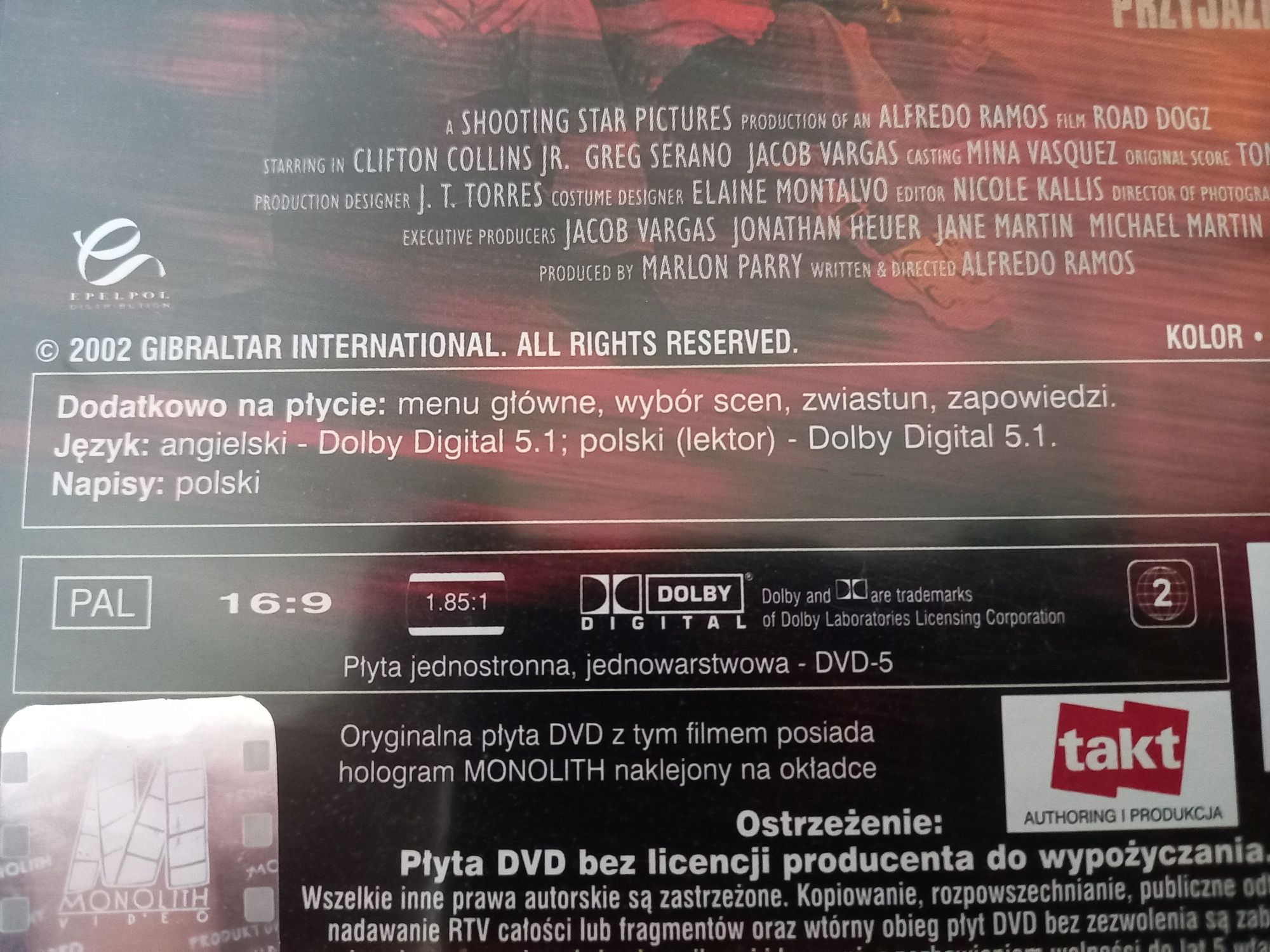 Film Uliczne Psy DVD Video