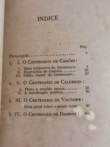 Os centenarios synthese affectiva soc. modernas - Teófilo Braga 1884