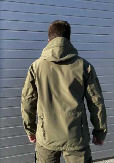 чоловічий костюм софт шел на флісі колір хакі