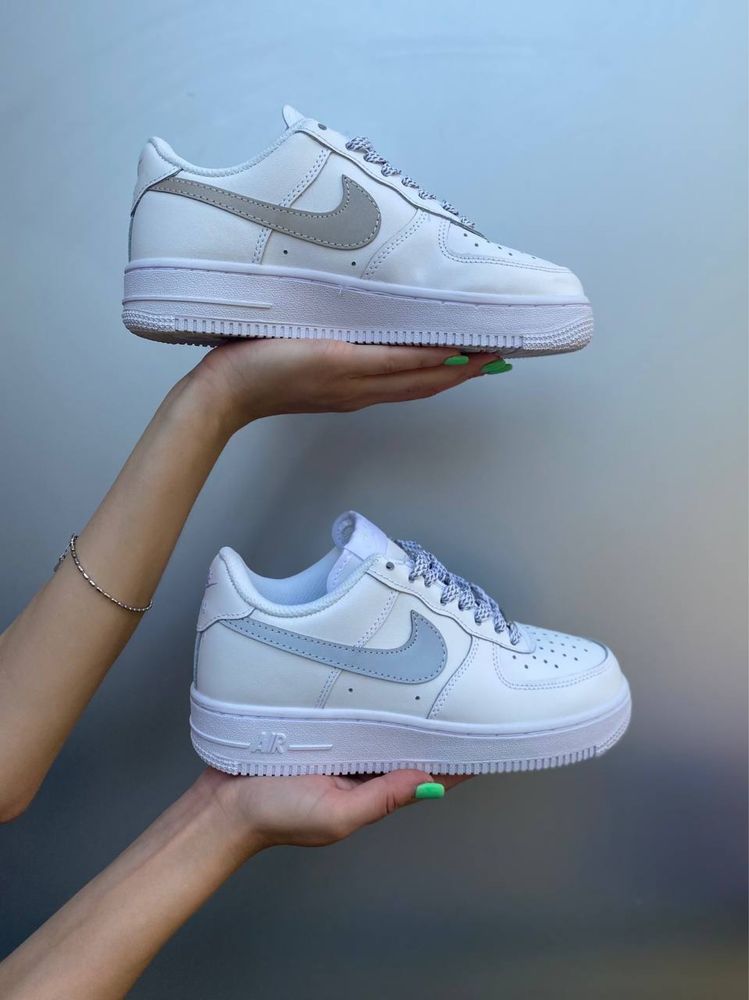 Кросівки Жіночі Nike Air Force White Reflective Premium