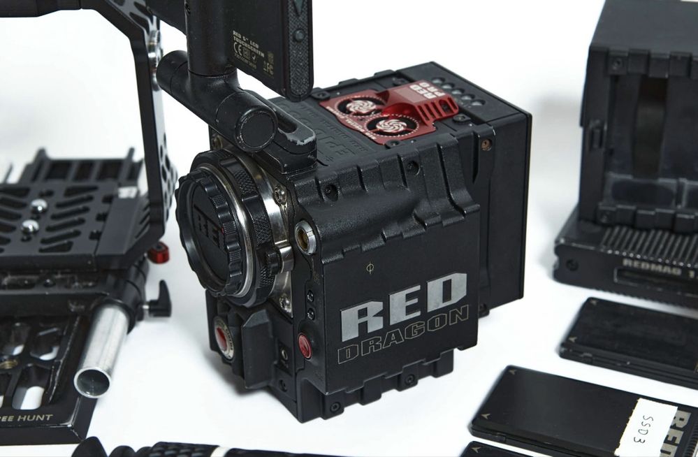Red epic Dragon 6k e muitos extras + gimbal