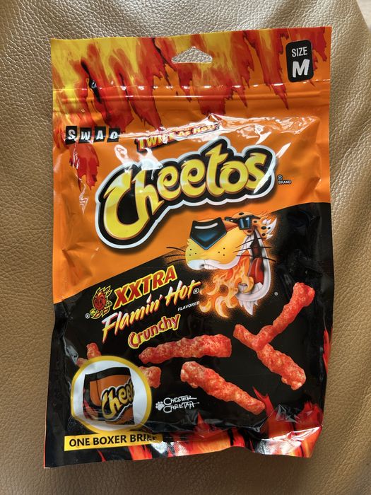 Bokserki majtki męskie cheetos flamin hot z USA