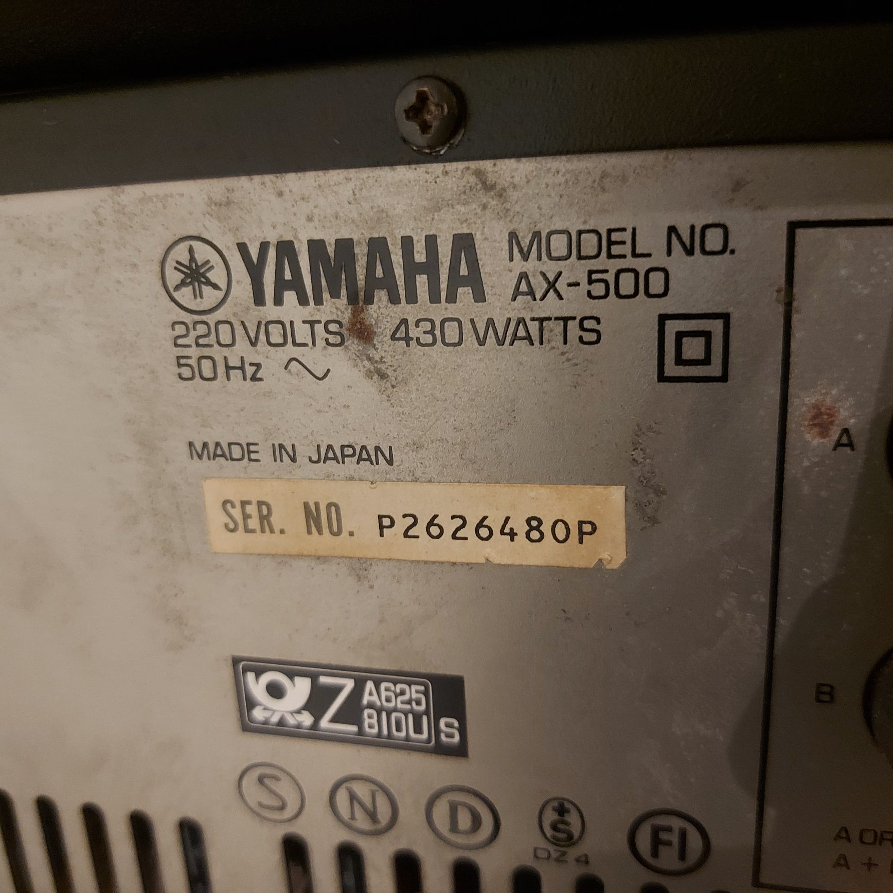 Wzmacniacz Yamaha AX -500