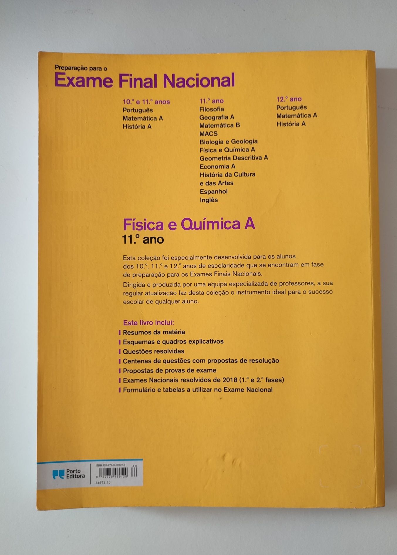 Livro de preparação para exame de física e química A 2019