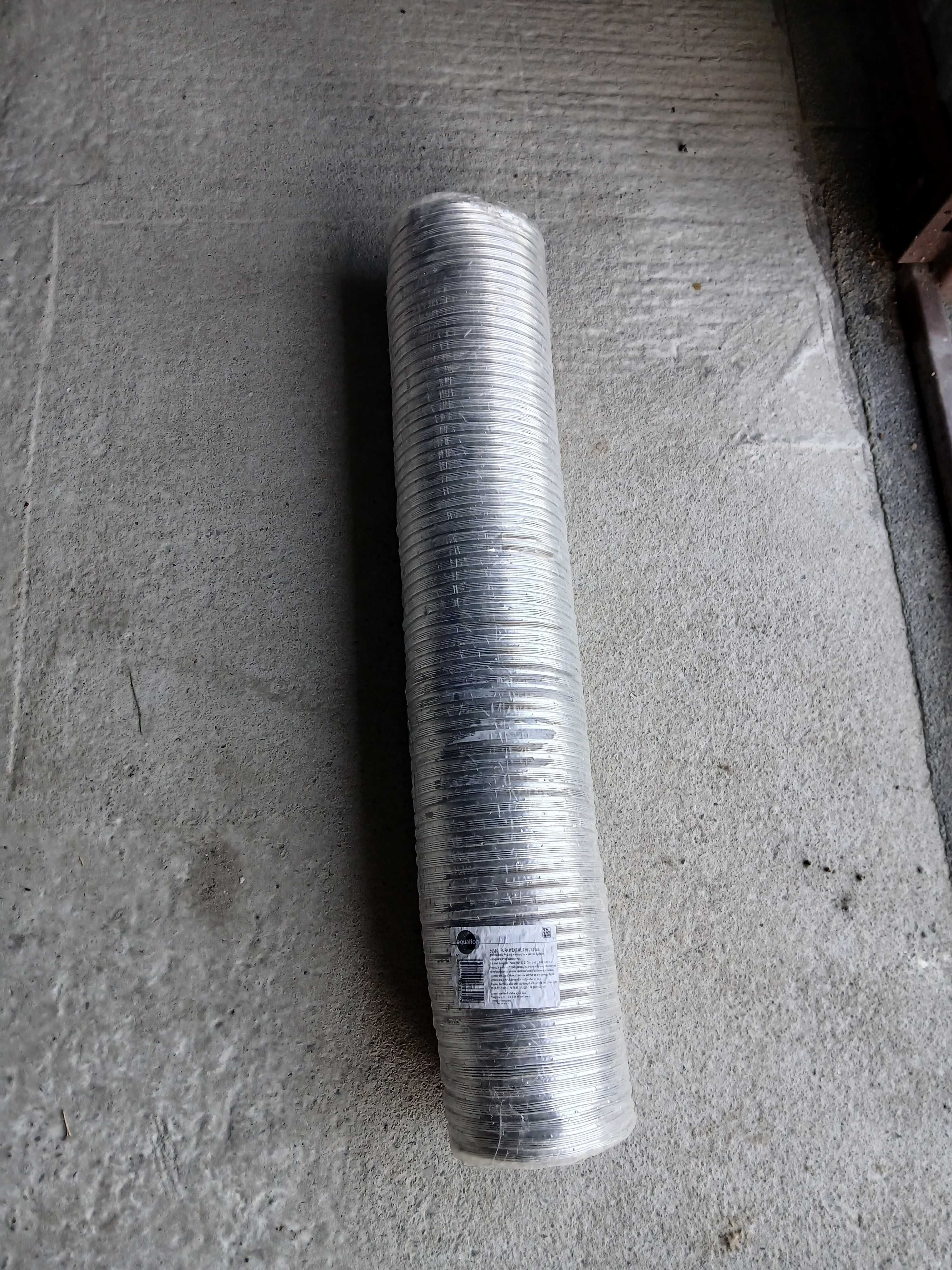 Rura wentylacyjna aluminium, fi 150, dł, 2,7m