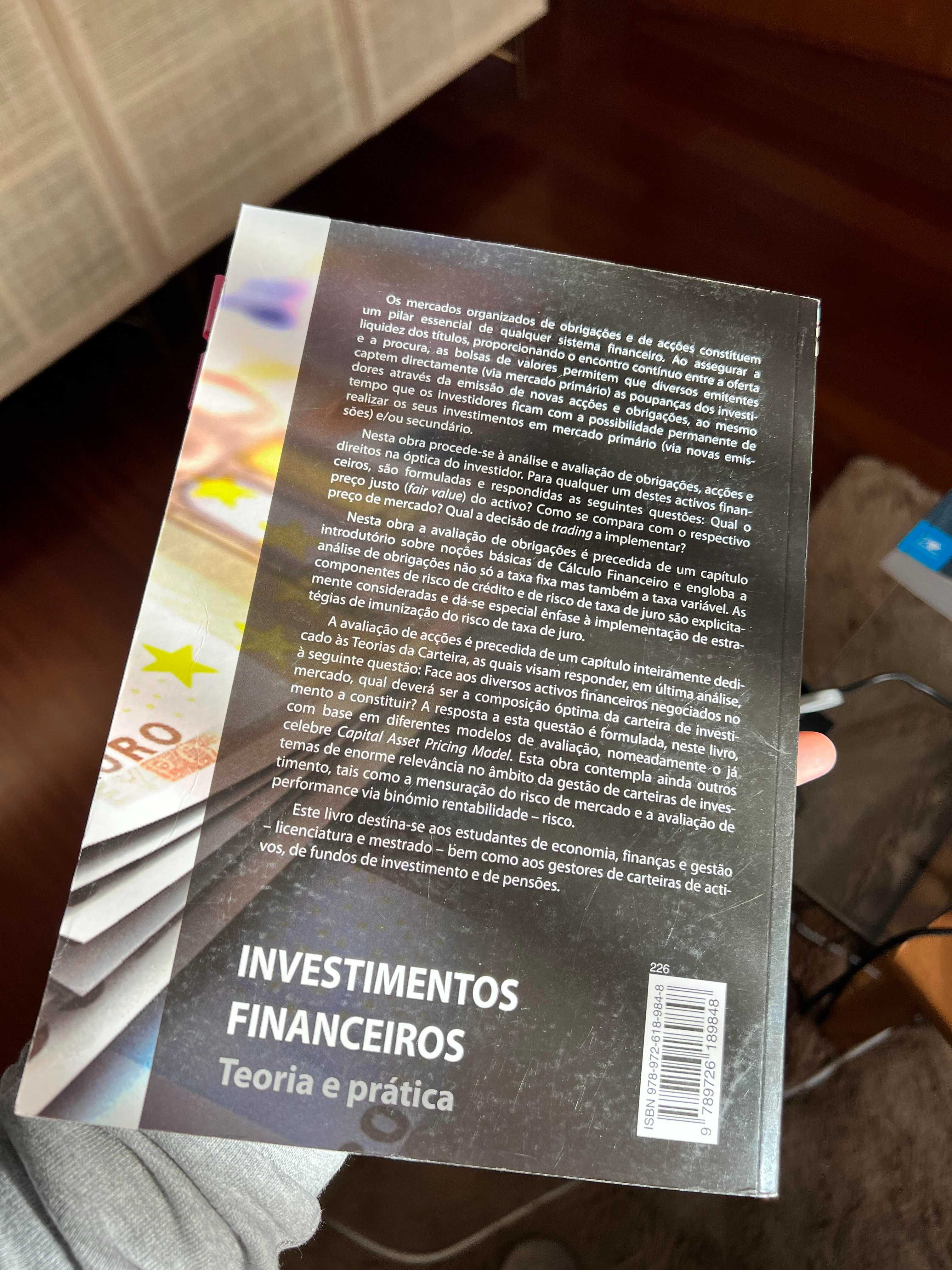 Livro Investimentos Financeiros | Edições Sílabo