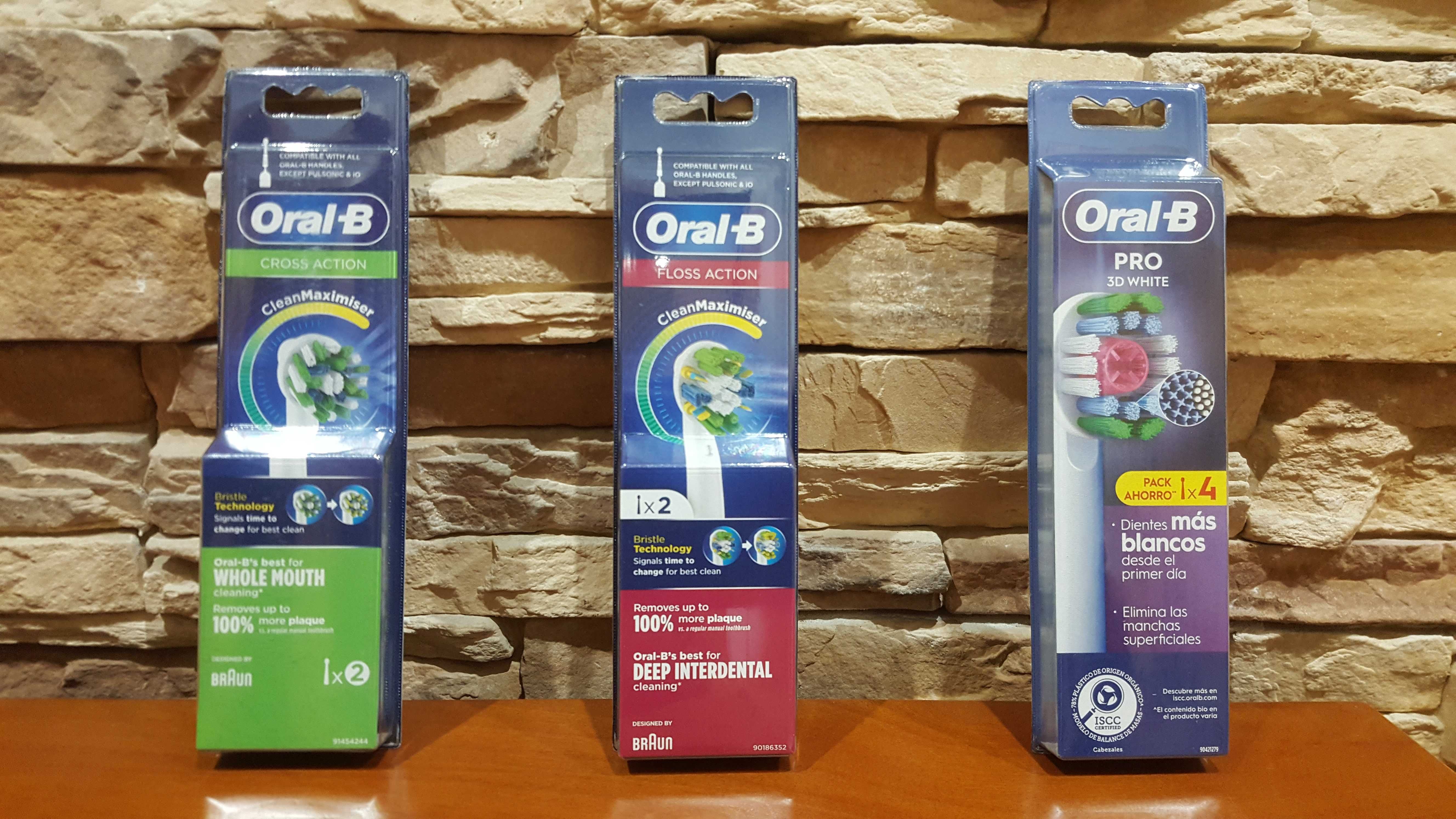 Recargas Oral B Cross Action / Floss Action / Pro 3D White - Novos