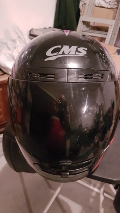 Capacete CMS Xtrem Preto Vermelho