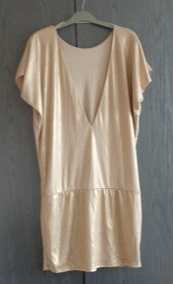 Sukienka suknia złota Mohito M/38