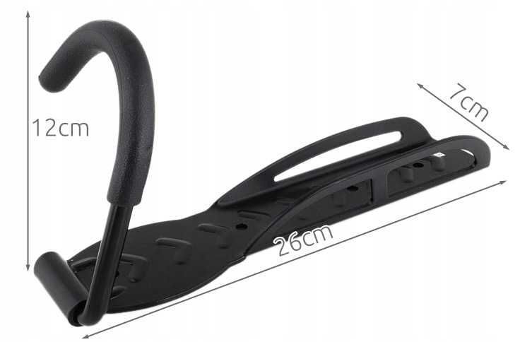 WIESZAK na HULAJNOGĘ Rowe Ścienny Solidny Uchwyt Składany Hak do 25 kg