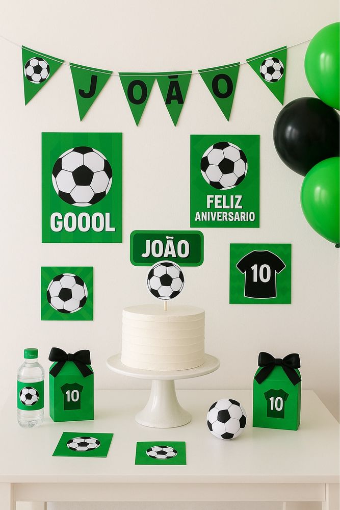 Kit Festa em Casa Personalizado – Aniversário Infantil Completo
