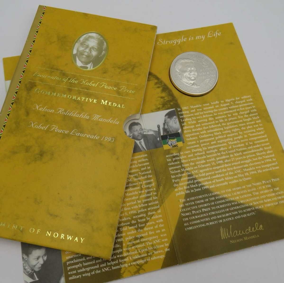Medalha Comemorativa Nelson Mandela 2001