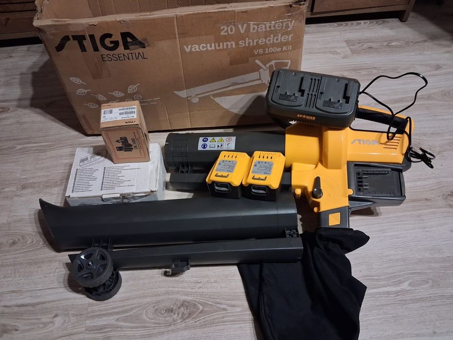 dmuchawa akumulatorowa odkurzacz STIGA VS 100e 4.0 Ah / 600w