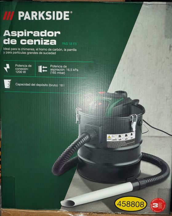 Aspirador cinzas Parkside 1200w (NOVO)