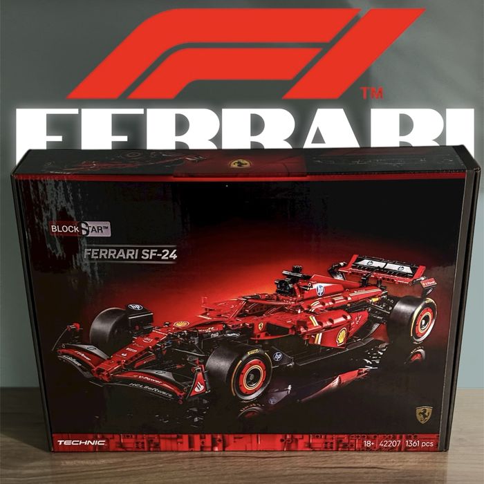 Конструктор Ferrari SF 24‼️ f1 болід формули 1 феррарі в коробці