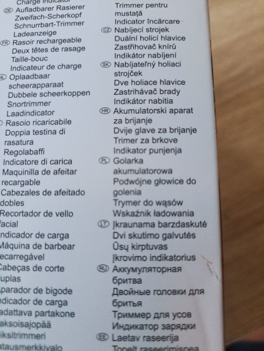 Golarka akumulatorowa