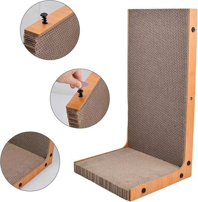 Drapak legowisko premium volumoon dla kota w kształcie litery L