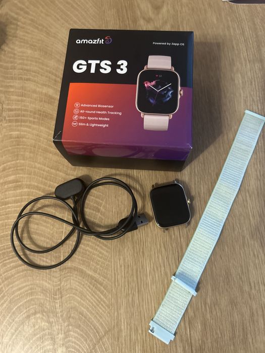 Smartwatch Amazefit GTS 3 beżowy  zakupiony 1.09.23