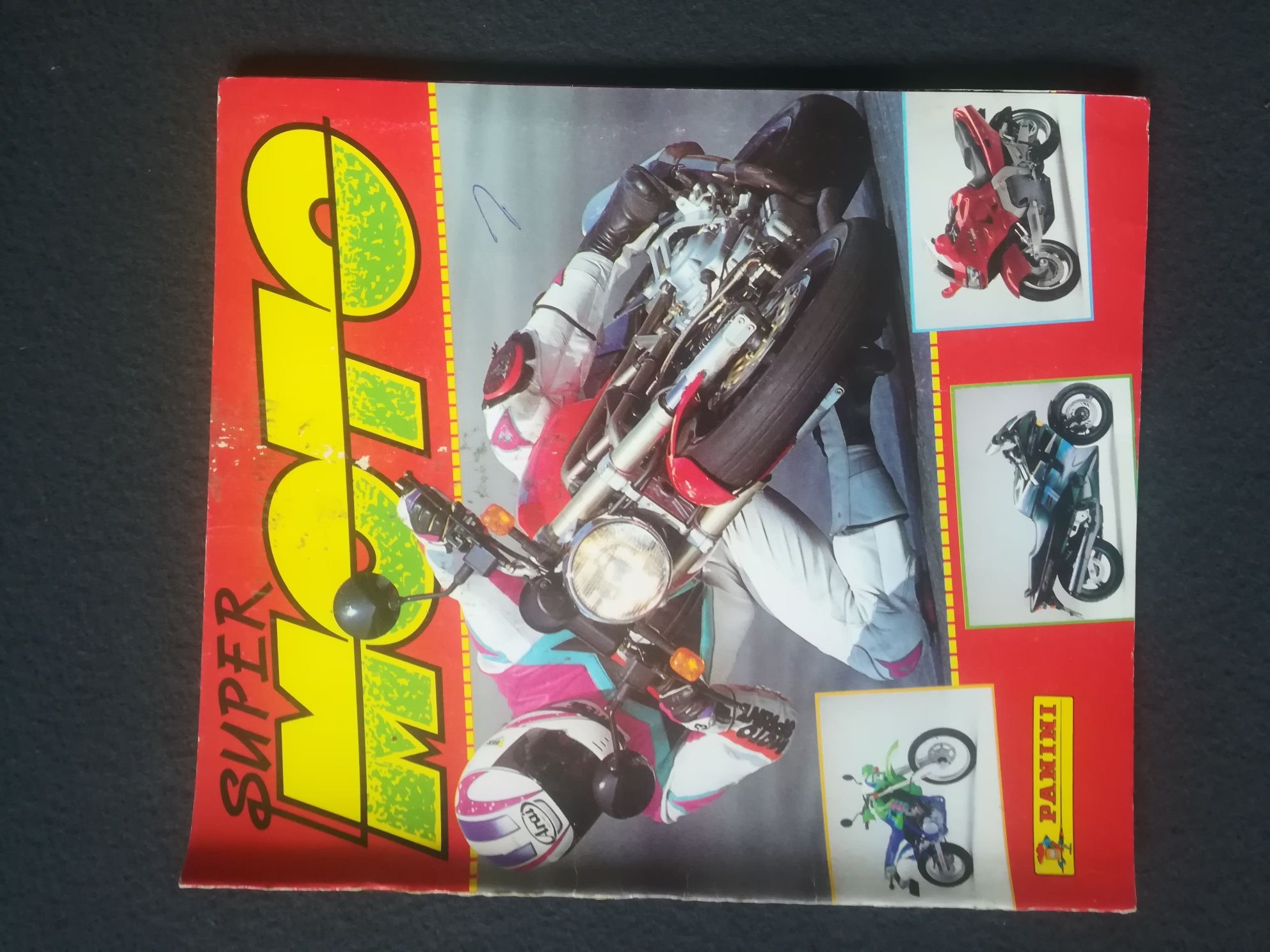 Caderneta cromos Super Moto