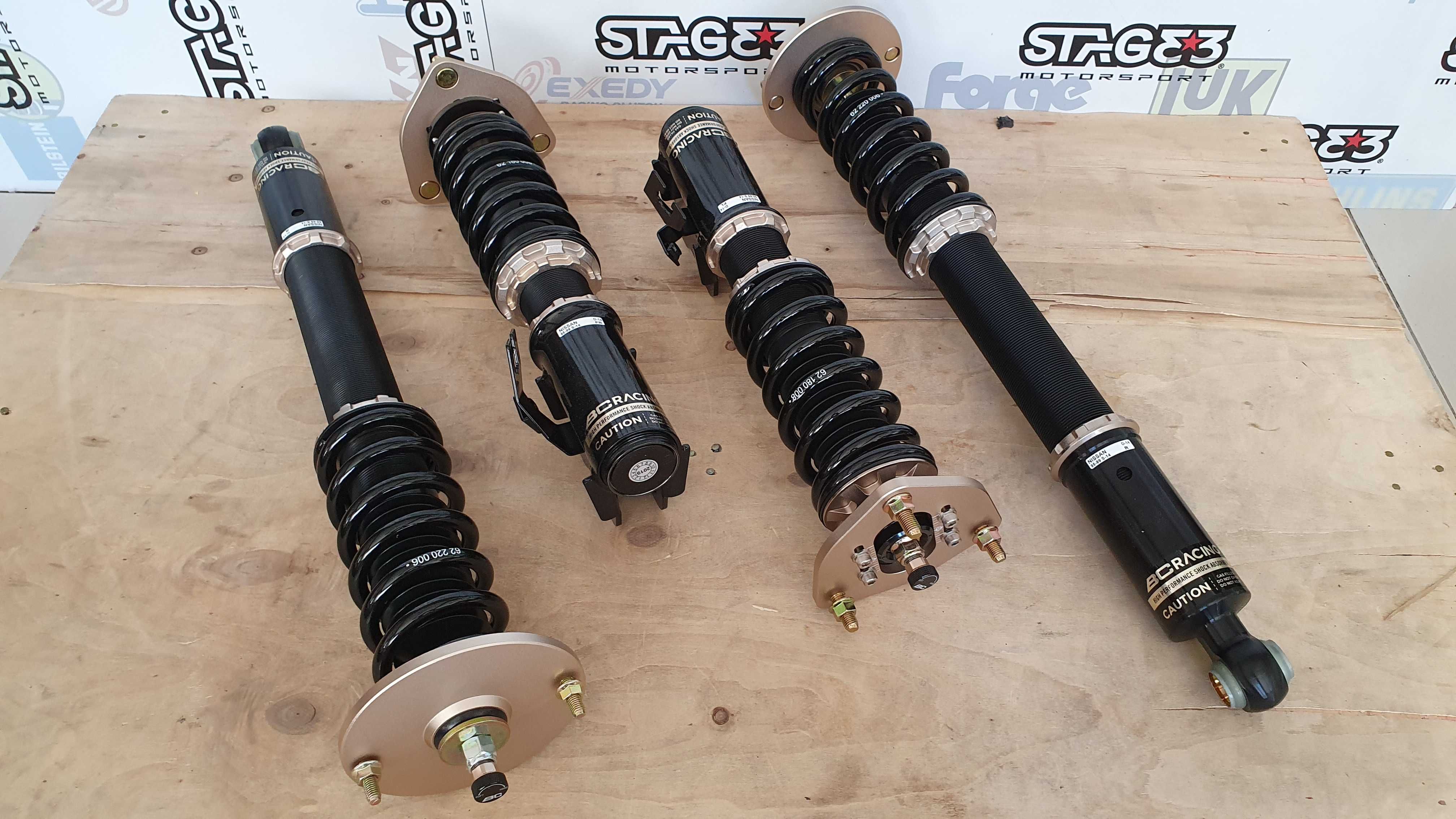 Suspensão Coilovers Molas Amortecedores MTS Bilstein AP TEIN BC Racing