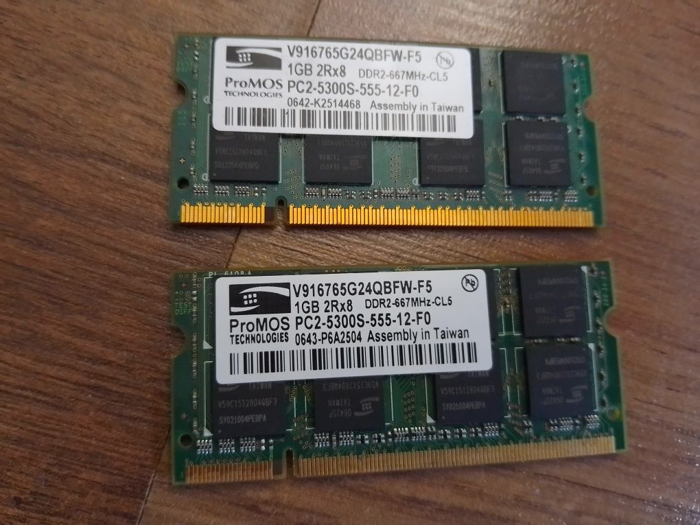 Pamięć DDR2 667MHz, CL5, zestaw 2 szt