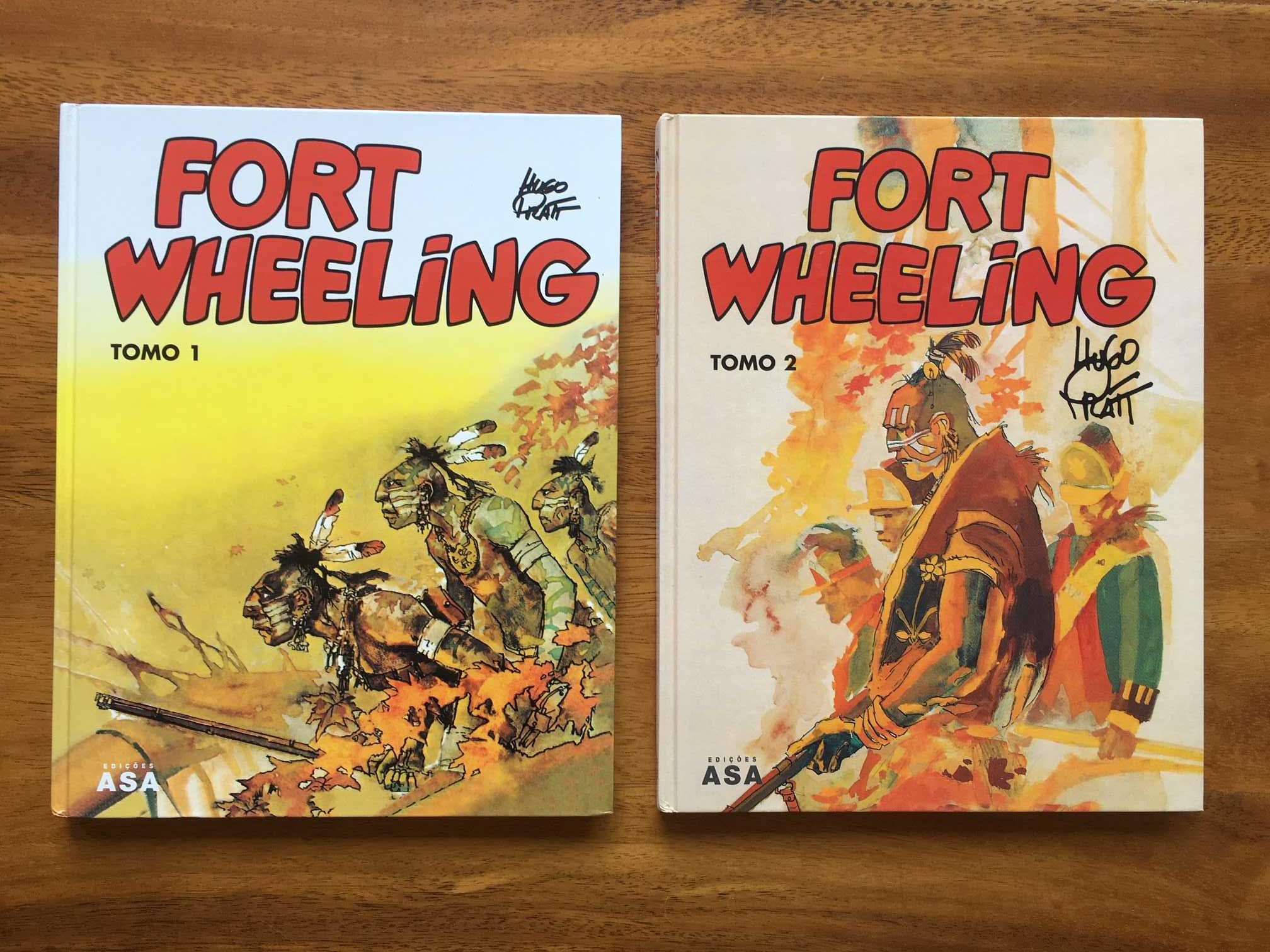 Álbuns Fort Wheeling 1 e 2 de Hugo Pratt