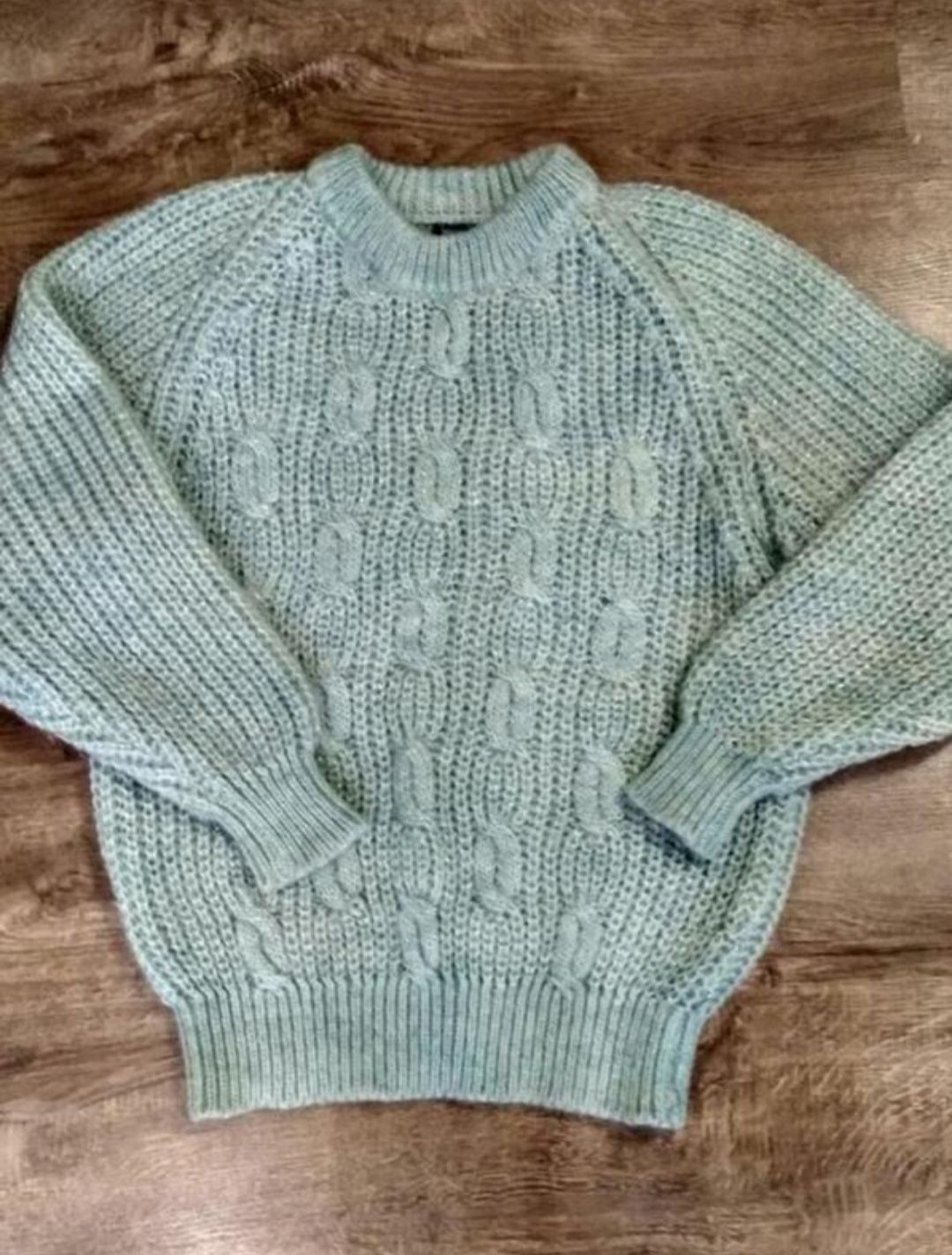 Теплий зимовий светр із мохеру, розмір 46-48