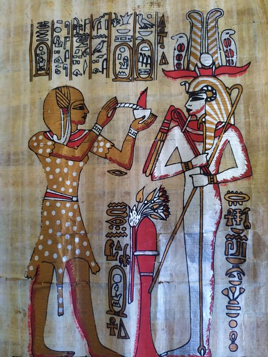 Papirus  egipski- duży