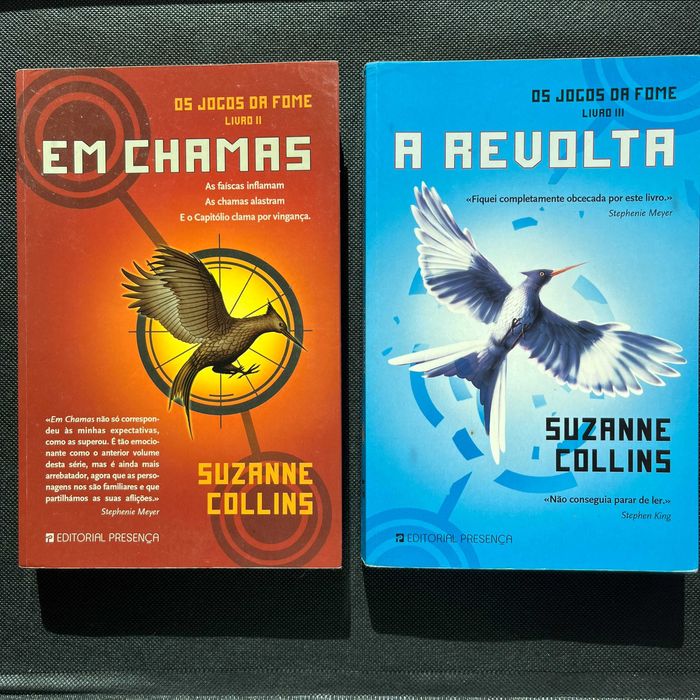 Em Chamas, A Revolta (Suzanne Collins) (capas originais)