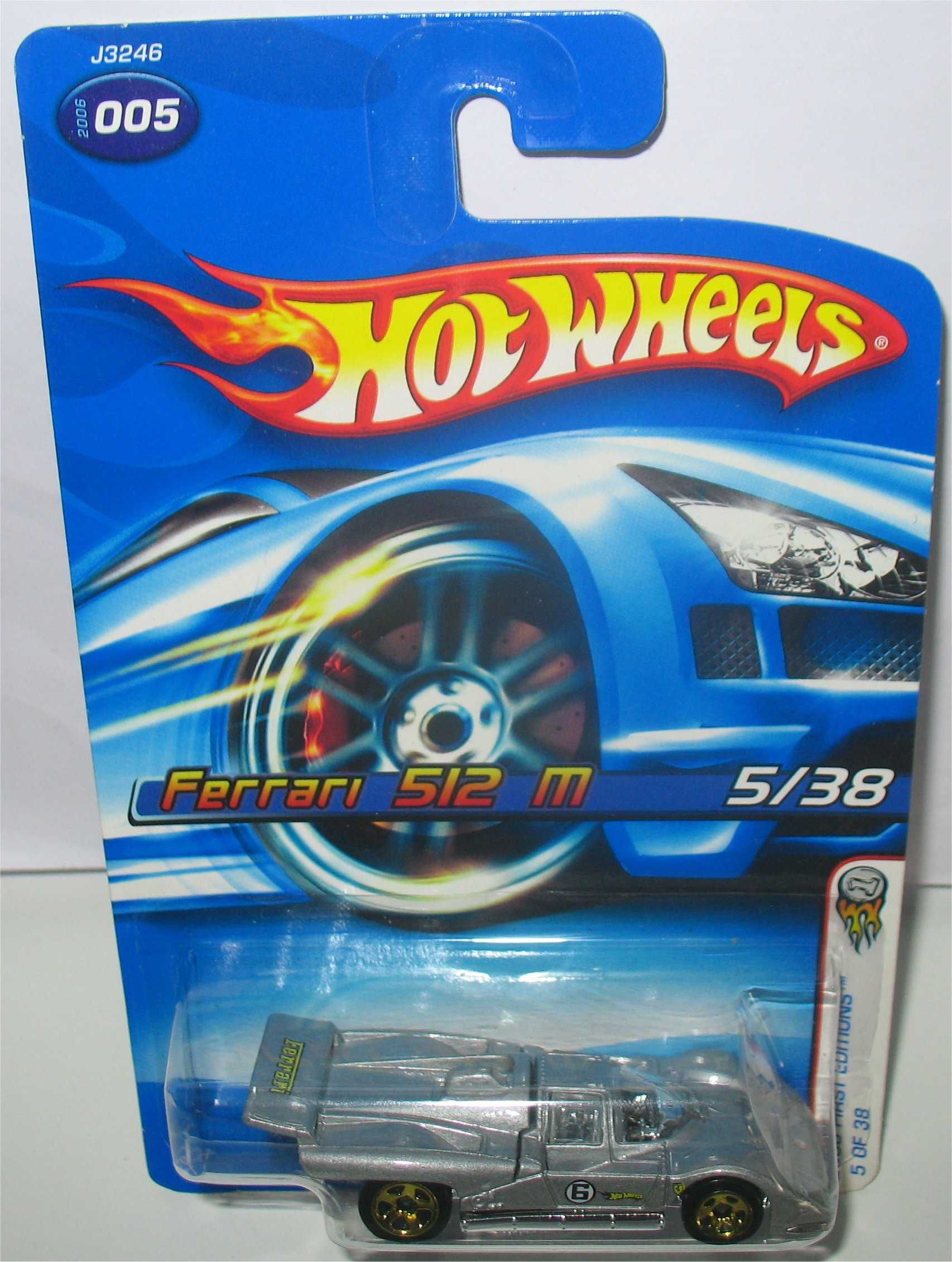 Hot Wheels - Ferrari 512M (cinzento - 2006)