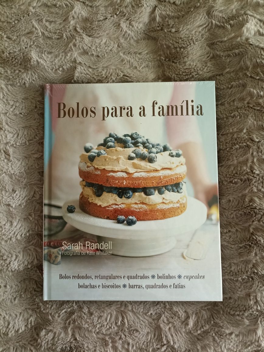 Livro bolos para a família