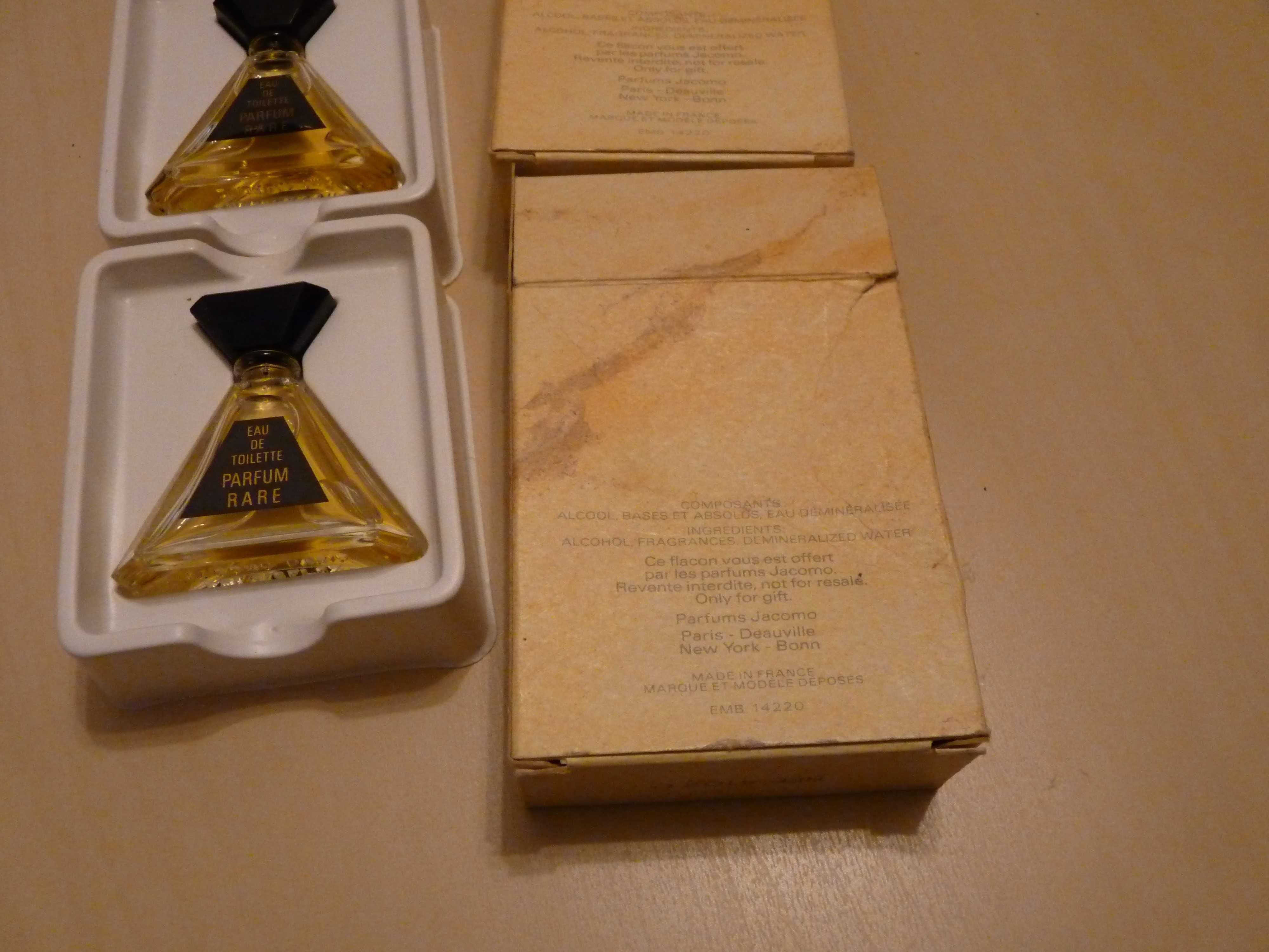 oryginalna vintage Jacomo Parfum Rare Eau de Toilette 5ml