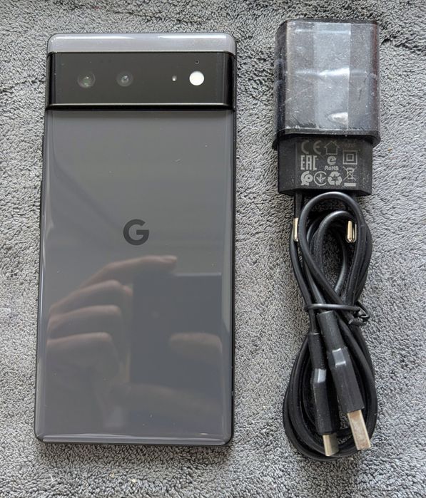 Google Pixel 6 8/256Gb Black eSim, Dual Sim, 50MP, 16 andr, UNLOCKED!