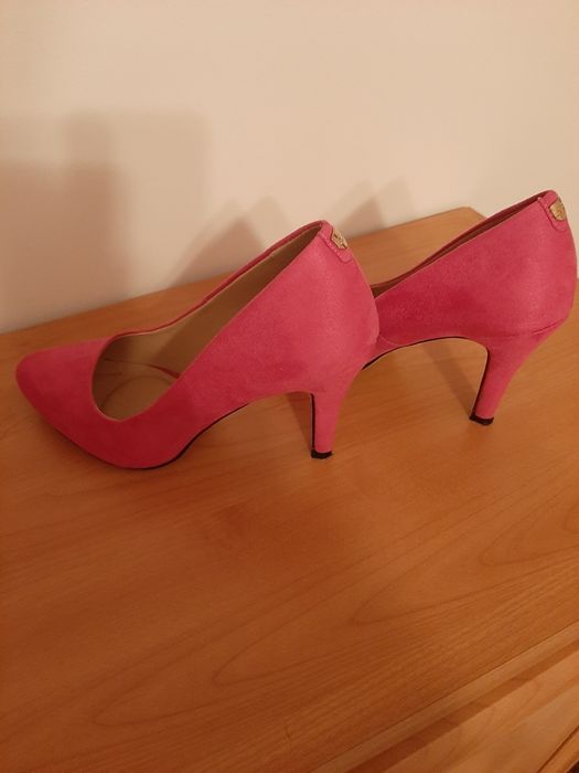 Szpilki piękna fuksja