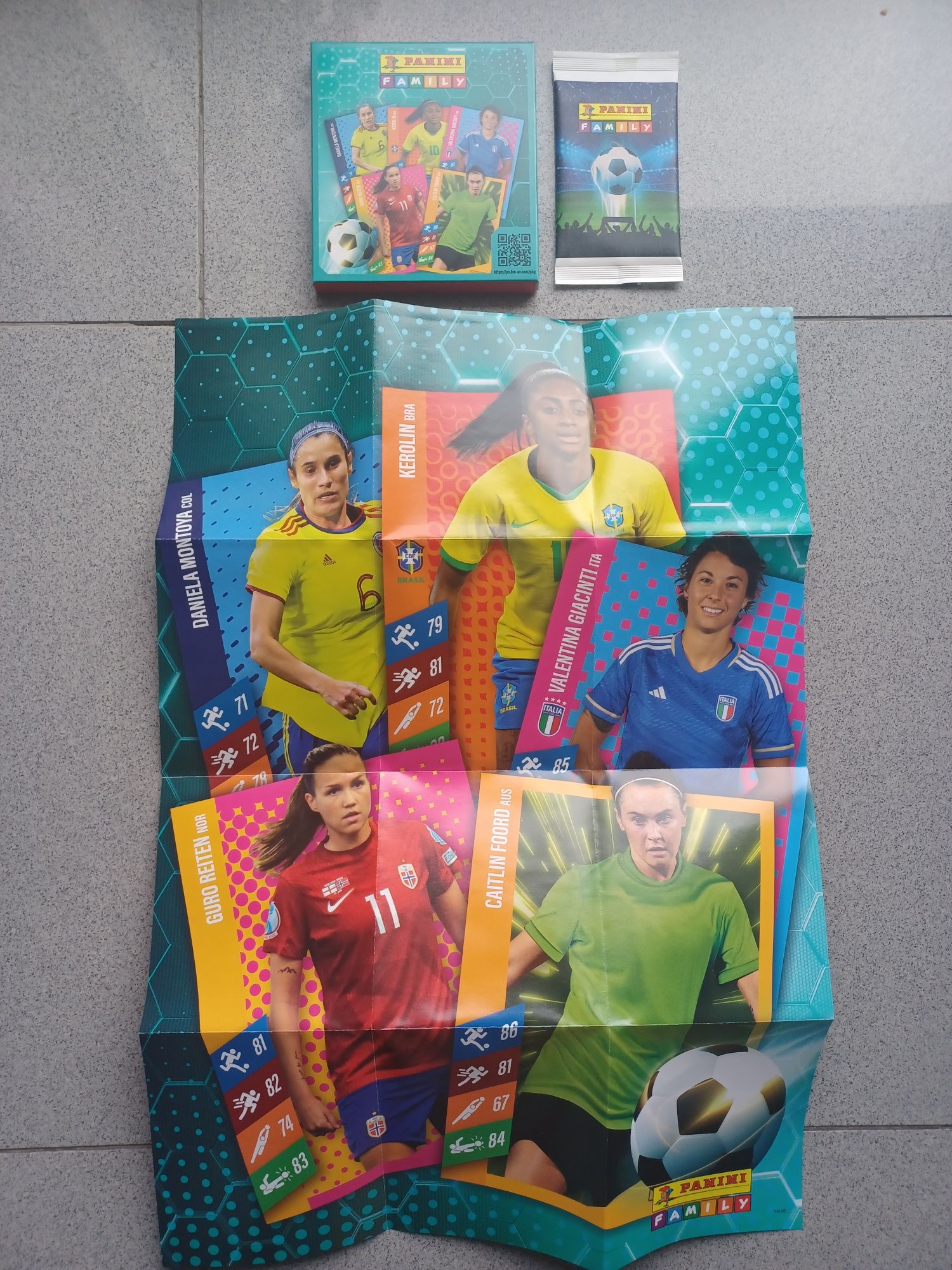 Cromos Panini Family - Mundial de Futebol Feminino 2023