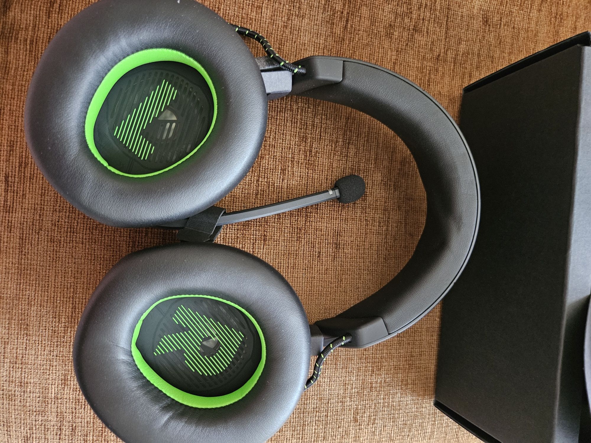 Słuchawki bezprzewodowe JBL Quantum 910X Czarne (JBLQ910XWLBLKGRN)