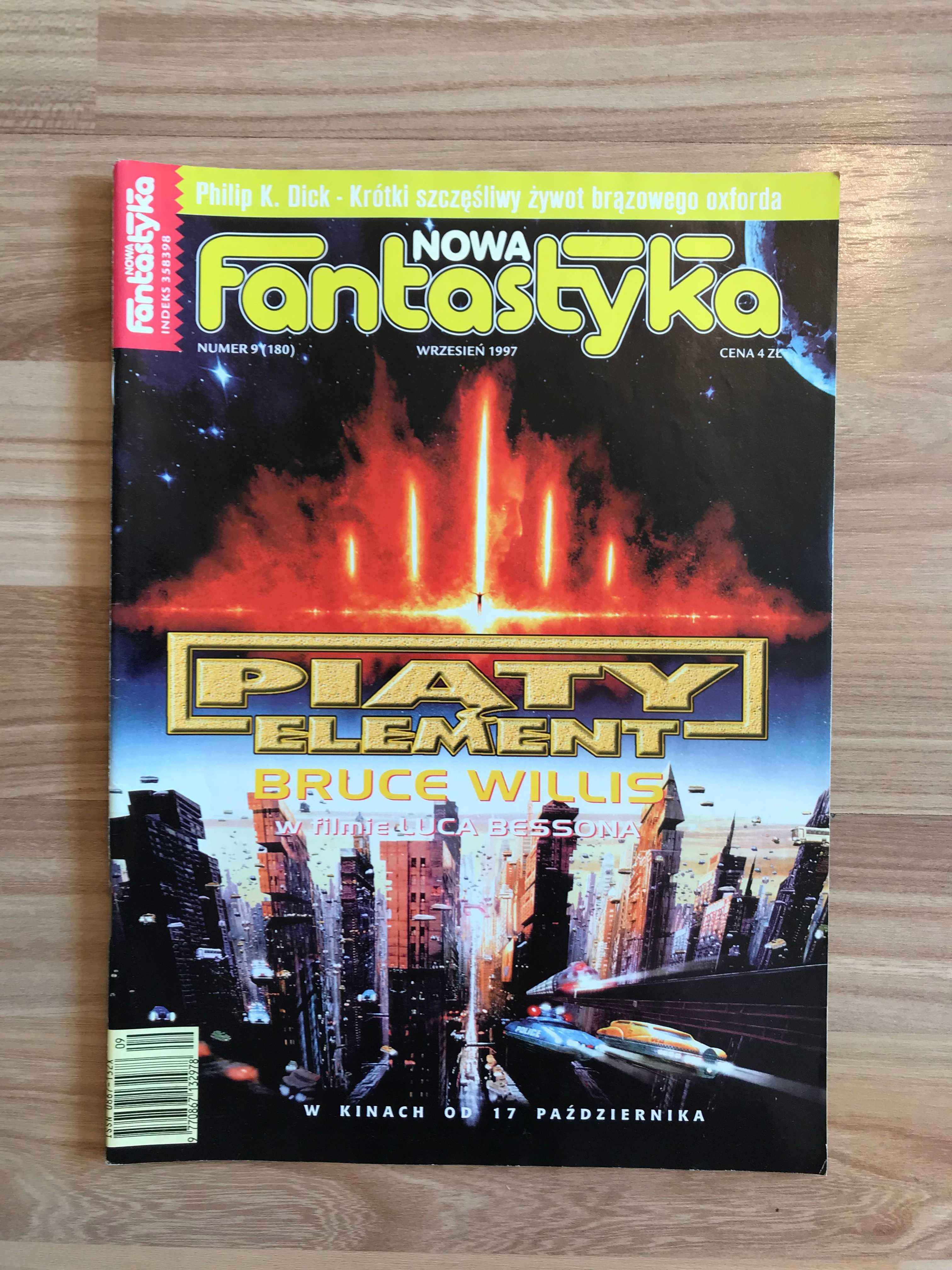 Nowa Fantastyka 9 (180) 1997 Philip K Dick Piąty Element Jurassic Park