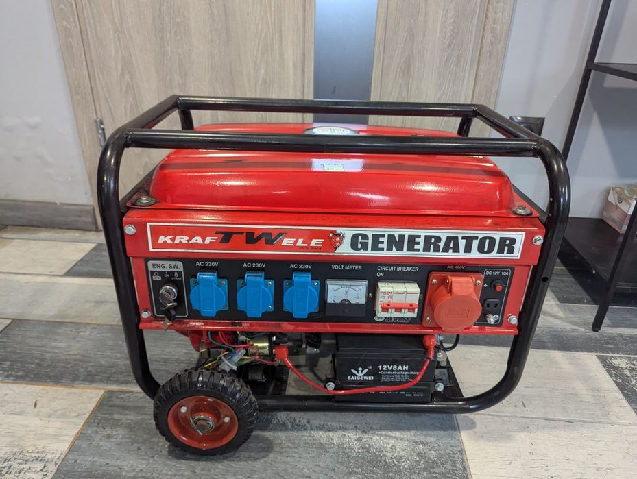 Generator kraftwele KW6500+ praktycznie nowy