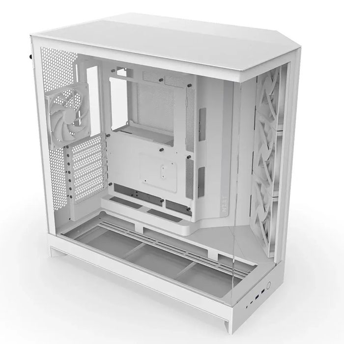 Caixa Extended-ATX NZXT H9 Flow (2025) Tempered Glass Branca