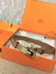 Ремень коричневий Hermes