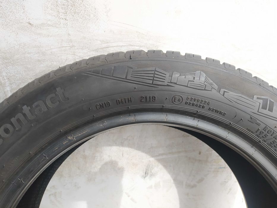 1x195/55R16 Continental All Season Contact, 2019 rok, 7mm, 91V XL