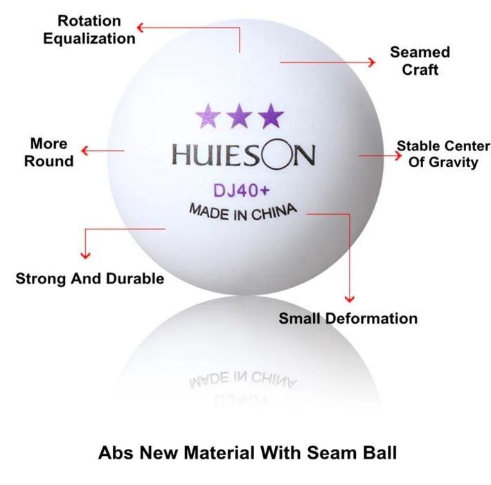 Мячики теннис пин - понг РАЗНЫЕ , 3*** , 40+ , 2.8 гр.