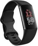 Fitbit Charge 6 czarna aluminiowa koperta / czarny pasek
