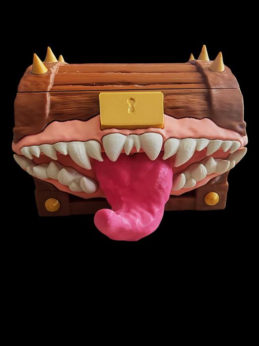 Deck Box „Mimic's Feast” Skrzynia Skarbów, Która Cię Pożre! DnD RPG