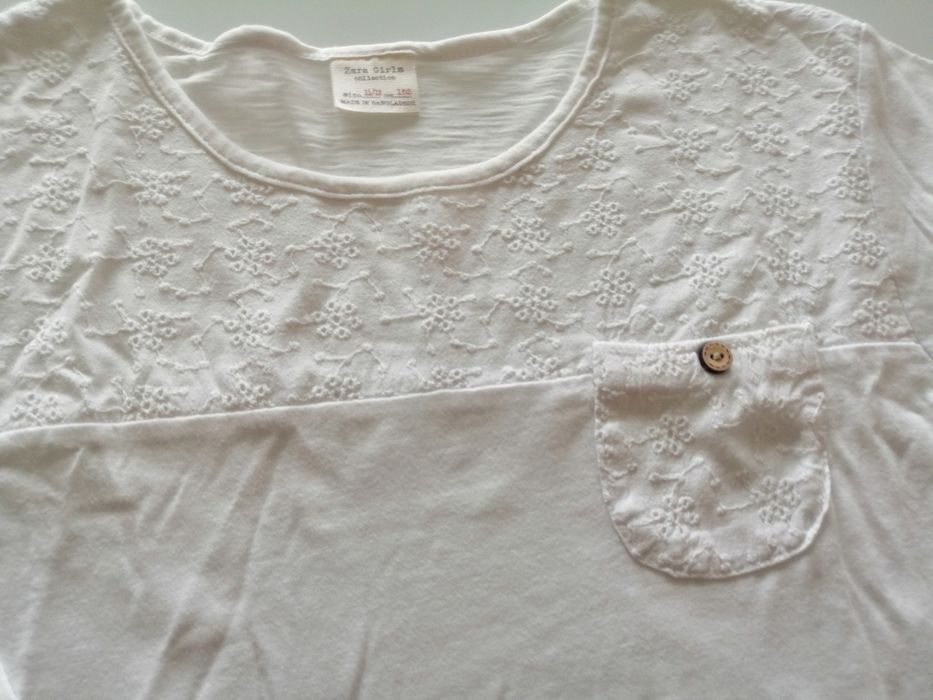 Camisola de manga comprida branca