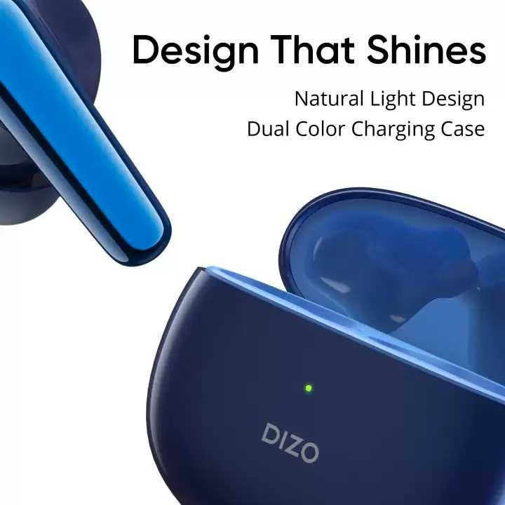 ⇒ DIZO Buds Z Pro (blue) - наушники tws на BT5.2, ANC, 7/25ч. 88ms!